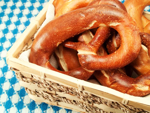Deliciosos pretzels alemães — Fotografia de Stock