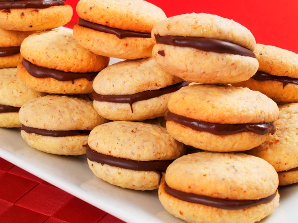 Biscoitos com geléia — Fotografia de Stock