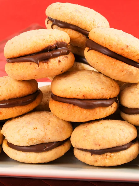 Cookies with jam — Stock Photo, Image