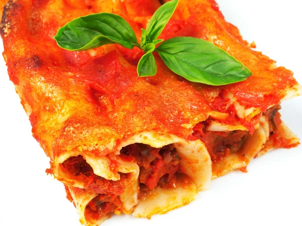 Cannelloni bolonhesa — Fotografia de Stock