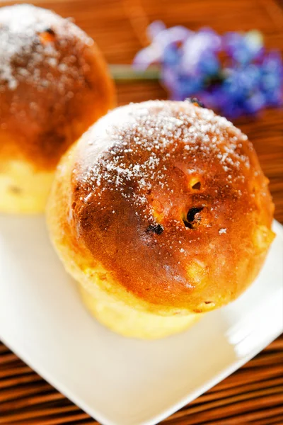Sladký velikonoční chléb — Stock fotografie