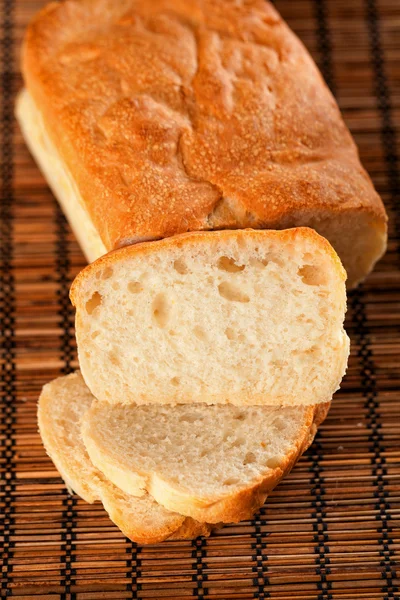 Homemade bread slices — Stock Photo, Image