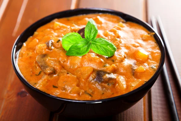 Vegetarian thai curry — Stock Photo, Image