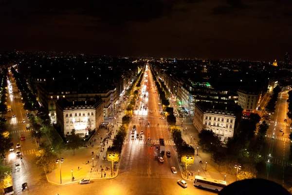 Parijs van arc de triomphe — Stockfoto