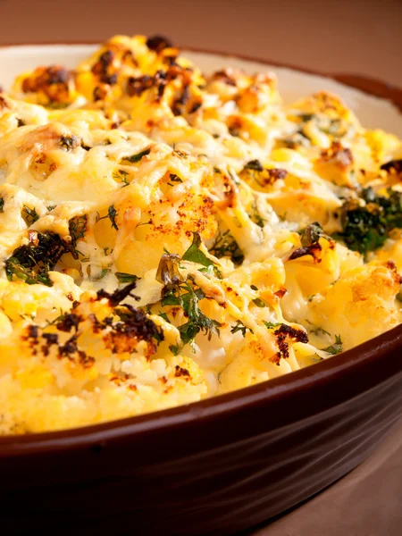 Baked cauliflower casserole — Stock Photo, Image