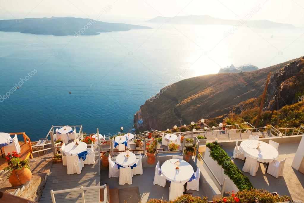 Local restaurant in Fira, Santorini