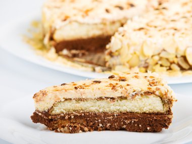 Ev yapımı kek yakın çekim