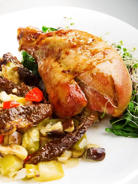 Stuffed turkey leg — Stock Photo, Image