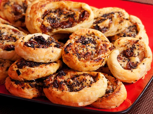 Galletas de molino con frutos secos — Foto de Stock