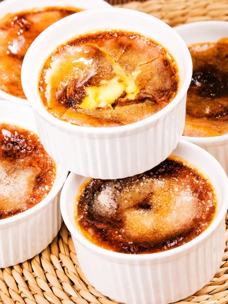Creme Brulee, one portion — Stock Photo, Image
