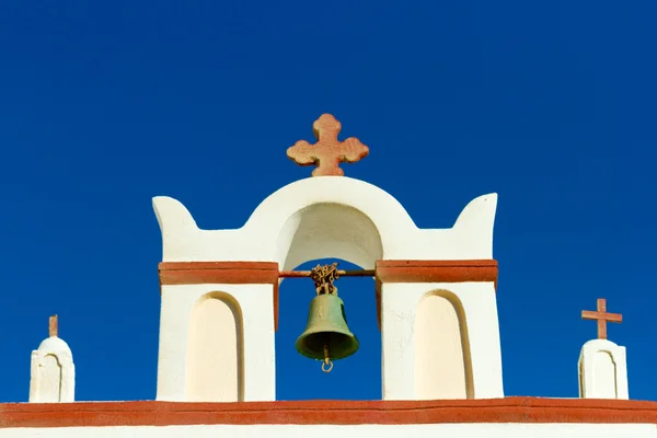 Beroemde kerk in Santorini — Stockfoto