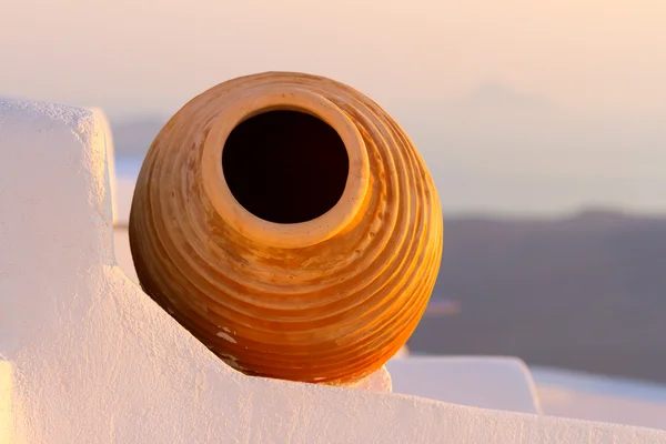 Casa villa bianca in Oia — Foto Stock