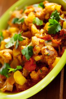 Gobi Aloo Hint köri çanak