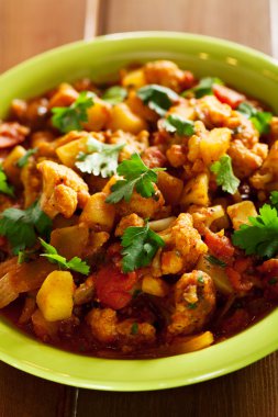 Gobi Aloo Hint köri çanak