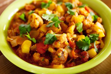 Gobi Aloo Hint köri çanak