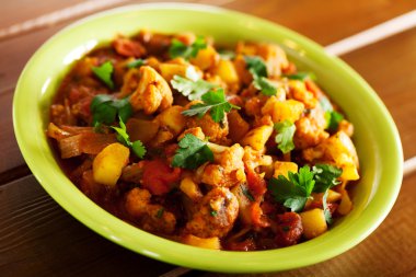 Gobi Aloo Hint köri çanak