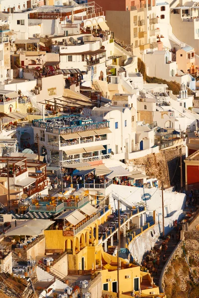 Fira paesaggio urbano, Santorini — Foto Stock