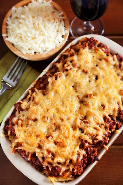 Macarrones al horno Boloñés —  Fotos de Stock