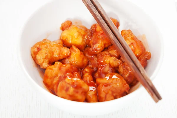 Kinesiska Sweet och kyckling — Stockfoto