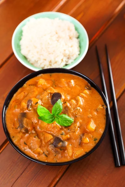Vegetarische Thaise curry — Stockfoto