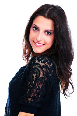 Genç güzel kadın.