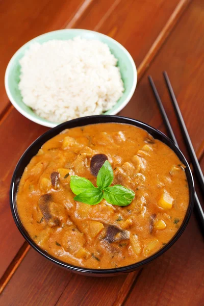 Vegetarische Thaise curry — Stockfoto