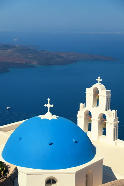 Famous church in Fira — Stock Photo, Image