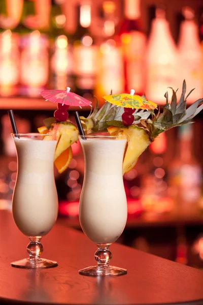 Cocktails Pina Colada — Fotografia de Stock