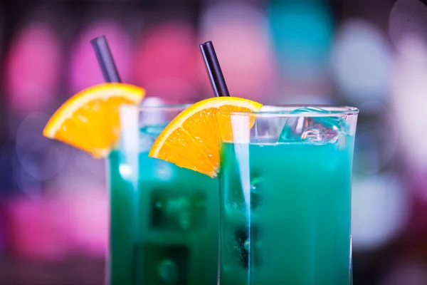 Cocktail Deep Blue Sea — Foto Stock