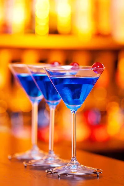 Colección de cócteles - Blue Martini —  Fotos de Stock