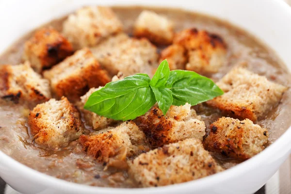 Sopa de lentilha italiana — Fotografia de Stock
