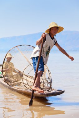 Intha balıkçılar, Inle Gölü, Myanmar