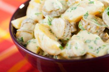 Patates salatası ile mayonaise