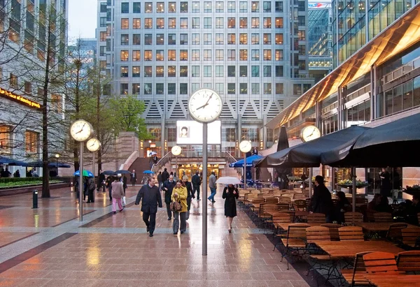 Canary wharf, Londen — Stockfoto