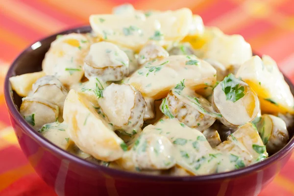 Potato salad with mayonaise — Stock Photo, Image