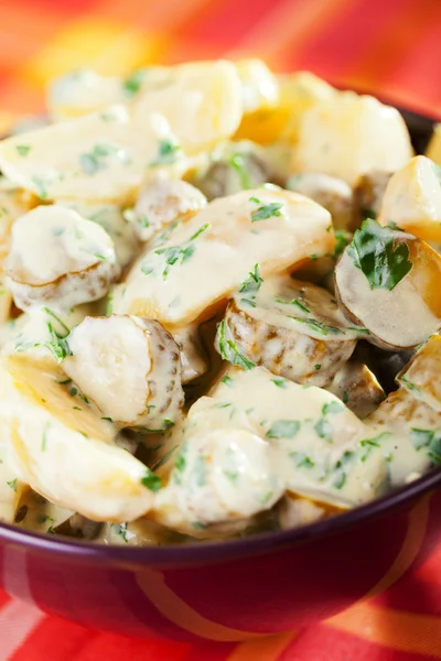 Potato salad with mayonaise — Stock Photo, Image
