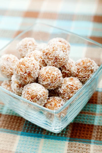 Homemade coconut candies — Stock Photo, Image