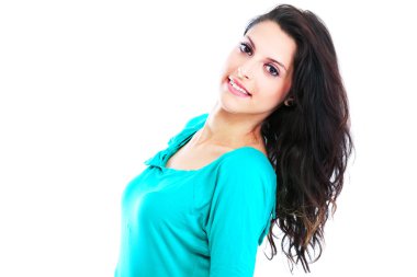 Genç güzel kadın.