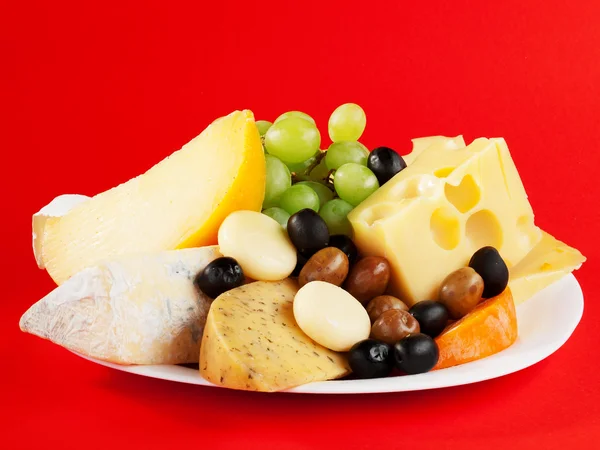 Käse-Stillleben — Stockfoto