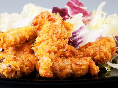 Çıtır çıtır kızarmış tavuk