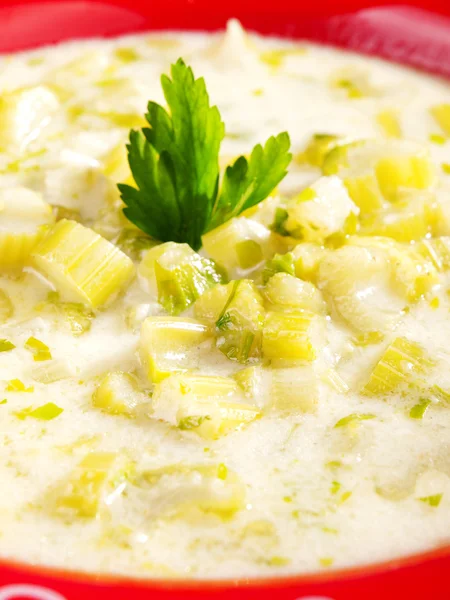 Tigela de sopa de aipo — Fotografia de Stock