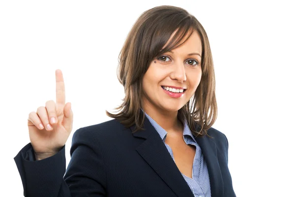 Young Businesswoman pointing — Stock Photo, Image