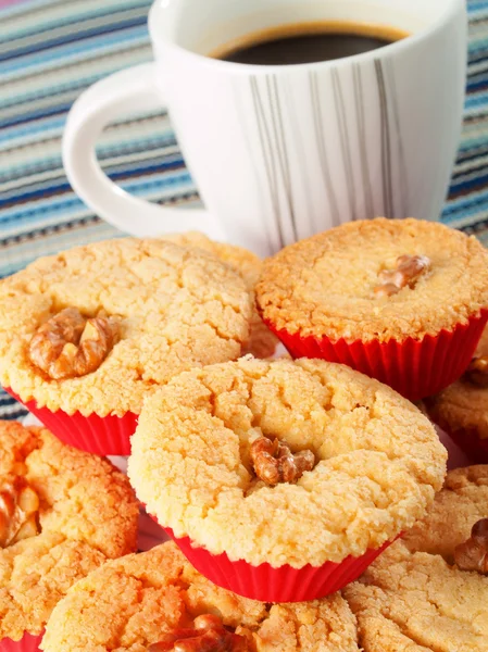Γλυκό Cupcakes με καφέ — Φωτογραφία Αρχείου