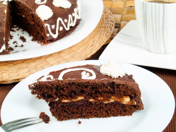 Sachertorte cake dessert — Stock Photo, Image