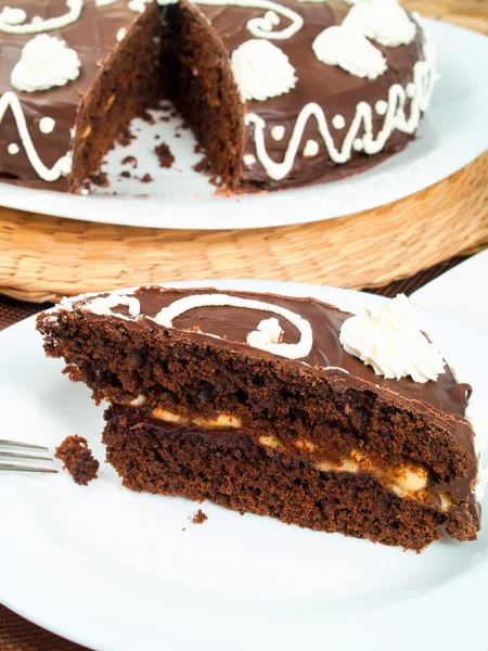 Deser tort Sachera — Zdjęcie stockowe