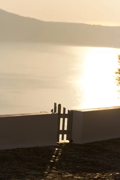 Villa in firostefani, santorini — Stockfoto