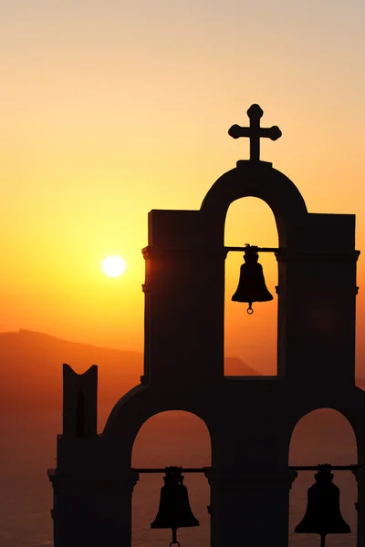 Église célèbre à Fira — Photo