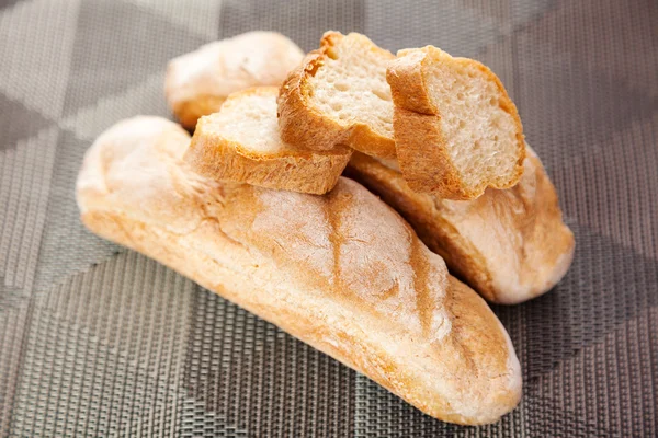 Fresh homemade baguettes — Stock Photo, Image