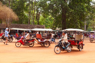 Tuk-tuk Angkor Wat, Kamboçya'da