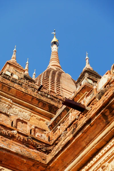 Αρχαία παγόδα σε bagan, myanmar — Φωτογραφία Αρχείου